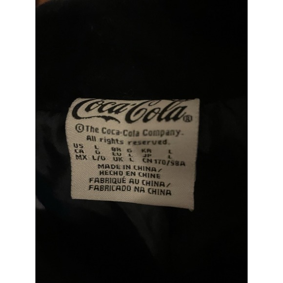 Coca-Cola Women's Logo Jacket Y2K Size L Cropped Workwear Garage Style - Picture 5 of 5